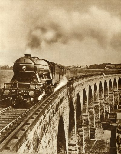 Latający Szkot... nieprzerwany kurs między Kings Cross a Newcastle, 11 lipca 1927, 1935. autorstwa Unbekannt