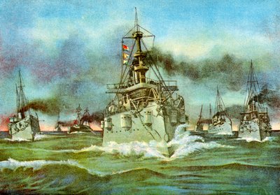 Latająca eskadra, wojna hiszpańsko-amerykańska, 1898 autorstwa Unbekannt