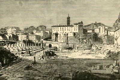 Forum w Rzymie, 1890. autorstwa Unbekannt