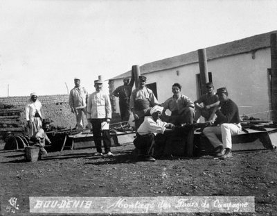 Francuska Legia Cudzoziemska na manewrach, Boudenib, Maroko, 1911 autorstwa Unbekannt