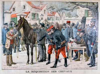 Kupowanie koni przez armię francuską, 1904 autorstwa Unbekannt