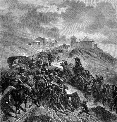 Armia francuska przechodząca przez Sierra Guadarrama, Hiszpania, 22-24 września 1808 1882-1884 autorstwa Unbekannt