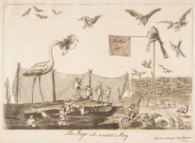 Żaby, które chciały króla, 14 lipca 1789 r. autorstwa Unbekannt