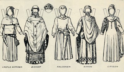 Galeria kostiumów brytyjskich: Jak Anglicy ubierali się w czas króla Johna, c1934 autorstwa Unbekannt