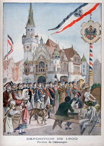 Pawilon niemiecki na Wystawie Powszechnej 1900, Paryż, 1900 autorstwa Unbekannt