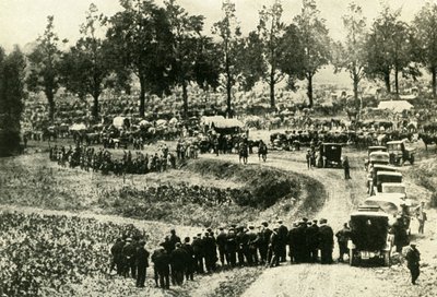 Niemcy aresztują cywilów w Visé w Belgii, sierpień 1914, ok. 1920. autorstwa Unbekannt