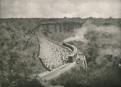 Wąwóz Gokteik i most kolejowy, 1900. autorstwa Unbekannt