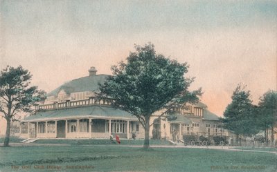 Dom klubu golfowego, Sunningdale, ok. 1910 r autorstwa Unbekannt