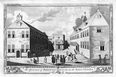Gubernator Pałacu Batavias, w Indiach Wschodnich, c1750 autorstwa Unbekannt