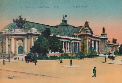 Grand Palais, Paryż, ok. 1920 autorstwa Unbekannt