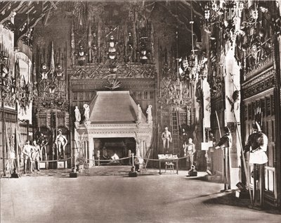 Wielka Sala, Zamek w Edynburgu, Edynburg, Szkocja, 1894. autorstwa Unbekannt