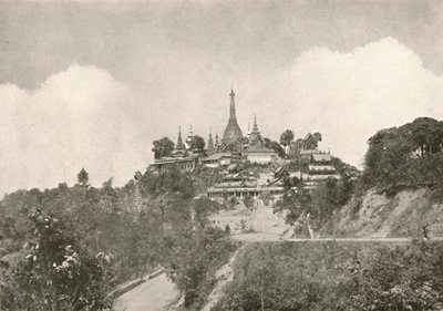 Wielka Pagoda, Moulmein, 1900. autorstwa Unbekannt