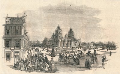 Wielki Plac, Meksyk, 1845. autorstwa Unbekannt