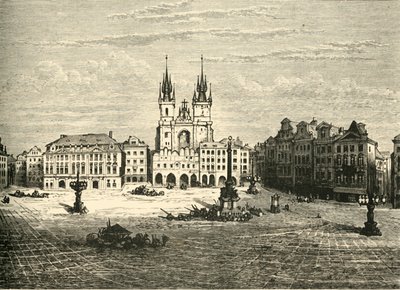 Wielki Plac, Praga, 1890. autorstwa Unbekannt
