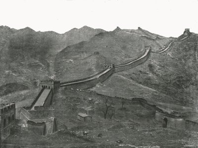 Wielki Mur, Pekin, Chiny, 1895. autorstwa Unbekannt