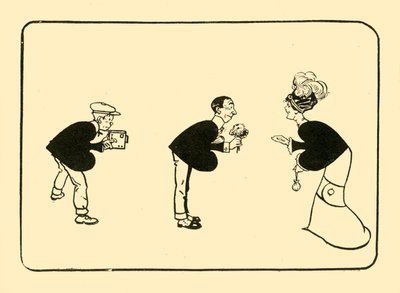 Pozdrowienie na trójkę pik, 1910. autorstwa Unbekannt