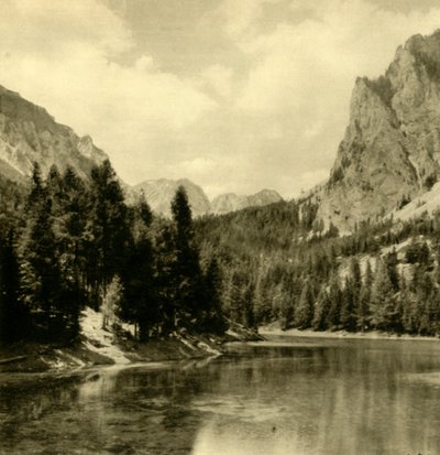 Grüner See, Styria, Austria, c1935. autorstwa Unbekannt