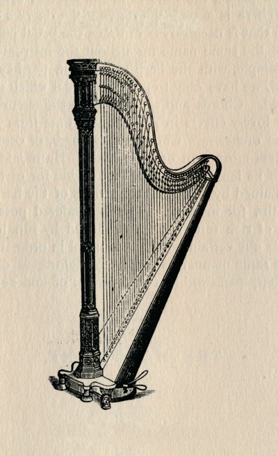 Harfa, 1895. autorstwa Unbekannt