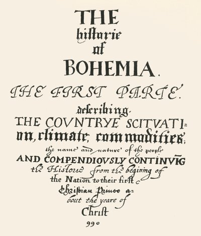 Historia Czech 1619-1620, 1947. autorstwa Unbekannt