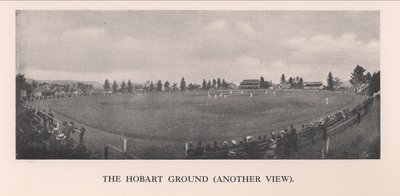 Boisko do krykieta Hobart, Tasmania, Australia, 1912 r autorstwa Unbekannt