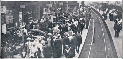 Wakacyjny Exodus z Londynu, 1906 autorstwa Unbekannt