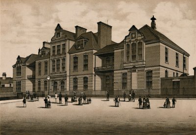 Szpital, ok. 1880 r. autorstwa Unbekannt