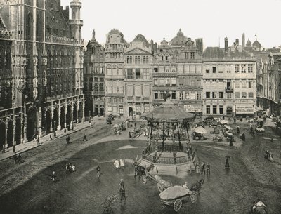 Hotel de Ville, Bruksela, Belgia, 1895. autorstwa Unbekannt