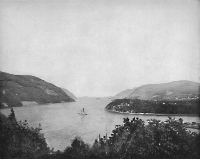 Rzeka Hudson w West Point, ok. 1897 r. autorstwa Unbekannt