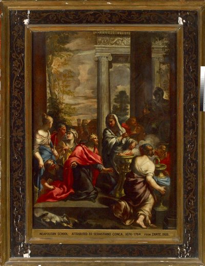Bałwochwalstwo Salomona, ok. 1675-1695 autorstwa Unbekannt