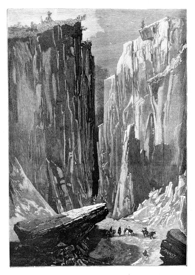 Nieczystość Żelaznej Bramy na trasie Karshi-Derbent, Afganistan, 1895 r. autorstwa Unbekannt
