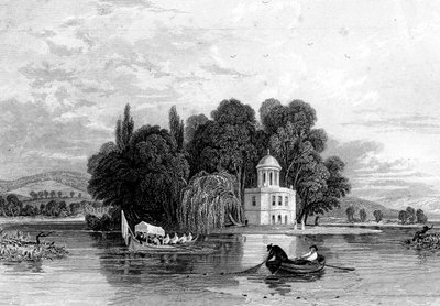 Wyspa, Henley-on-Thames, Oxfordshire, 1830 autorstwa Unbekannt