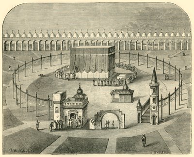 Kaaba, Mekka, 1890. autorstwa Unbekannt