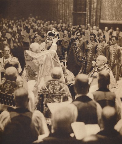 Król koronowany, 12 maja 1937 autorstwa Unbekannt
