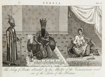 Król Persji, ok. 1810-1829 autorstwa Unbekannt