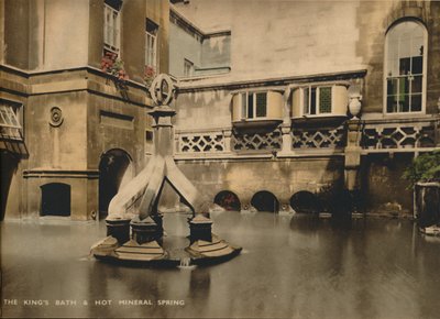 Kąpiel królewska i gorące źródło mineralne, Bath, Somerset, ok. 1925 autorstwa Unbekannt
