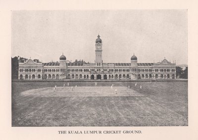 Boisko do krykieta w Kuala Lumpur, Malaje, 1912 r. autorstwa Unbekannt