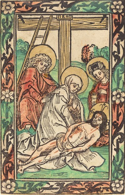 Lamentacja, c. 14801500. autorstwa Unbekannt