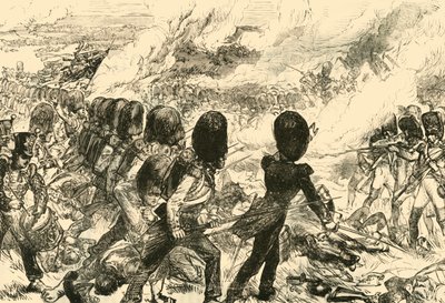 Ostatnia szarża pod Waterloo, 1815, 1890. autorstwa Unbekannt