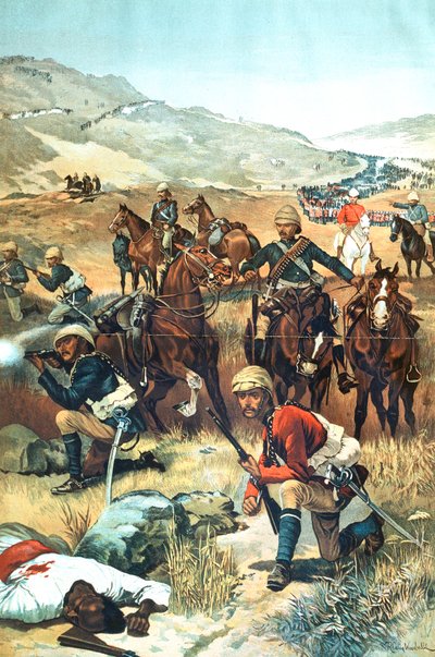 Ostatni strzał w Sudanie, 1885 autorstwa Unbekannt