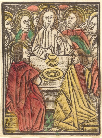 Ostatnia Wieczerza, c. 1480. autorstwa Unbekannt