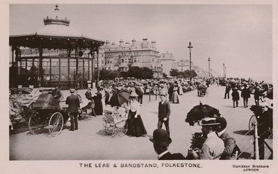 Leas & Bandstand, Folkestone, koniec XIX-początek XX wieku autorstwa Unbekannt