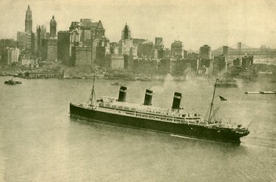Lewiatan w Nowym Jorku, ok. 1930. autorstwa Unbekannt