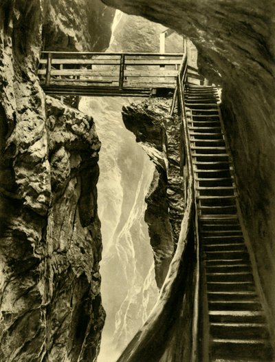 Wąwóz Liechtenstein, Austria, ok. 1935. autorstwa Unbekannt