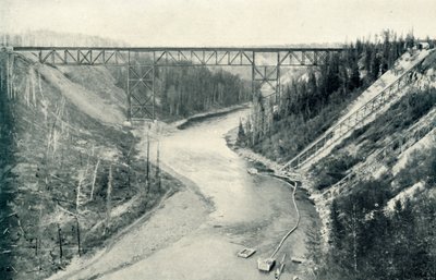 Najwyższy most na wschód od Gór Skalistych, 1922. autorstwa Unbekannt