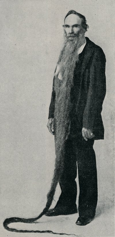 Najdłuższa broda w historii, 1896, 1910 autorstwa Unbekannt