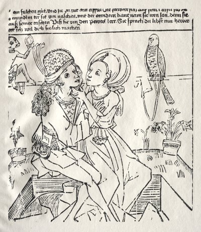 Kochankowie, ok. 1470. autorstwa Unbekannt