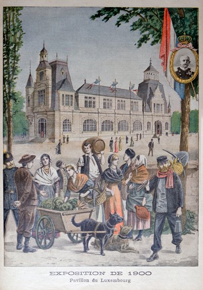 Pawilon Luksemburski na Wystawie Powszechnej 1900, Paryż, 1900 autorstwa Unbekannt