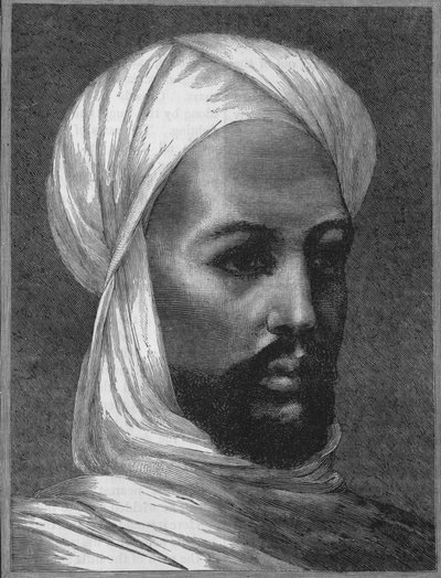 Mahdi, ok. 1885 r autorstwa Unbekannt