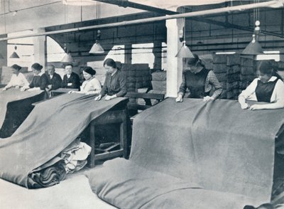 The Making of khaki: badanie gotowego materiału, c1914. autorstwa Unbekannt