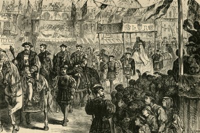 Procesja Małżeńska Anny Boleyn, 1533, 1890. autorstwa Unbekannt